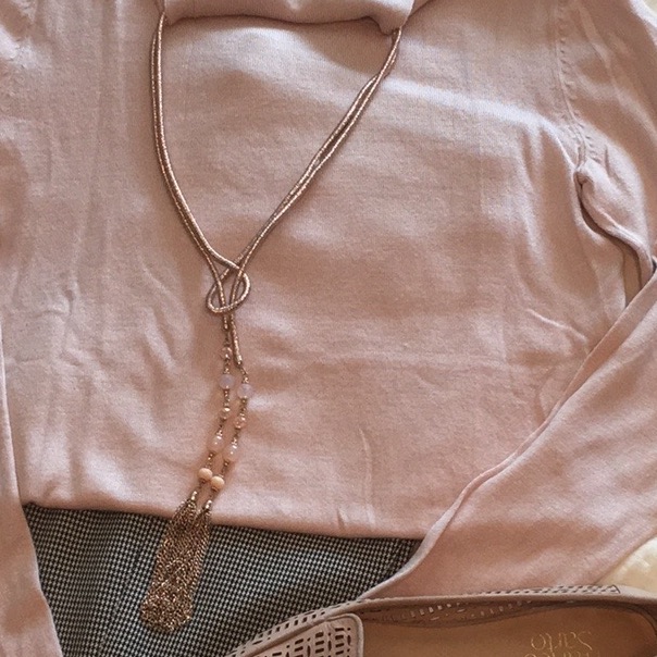 Rose Colored Necklace